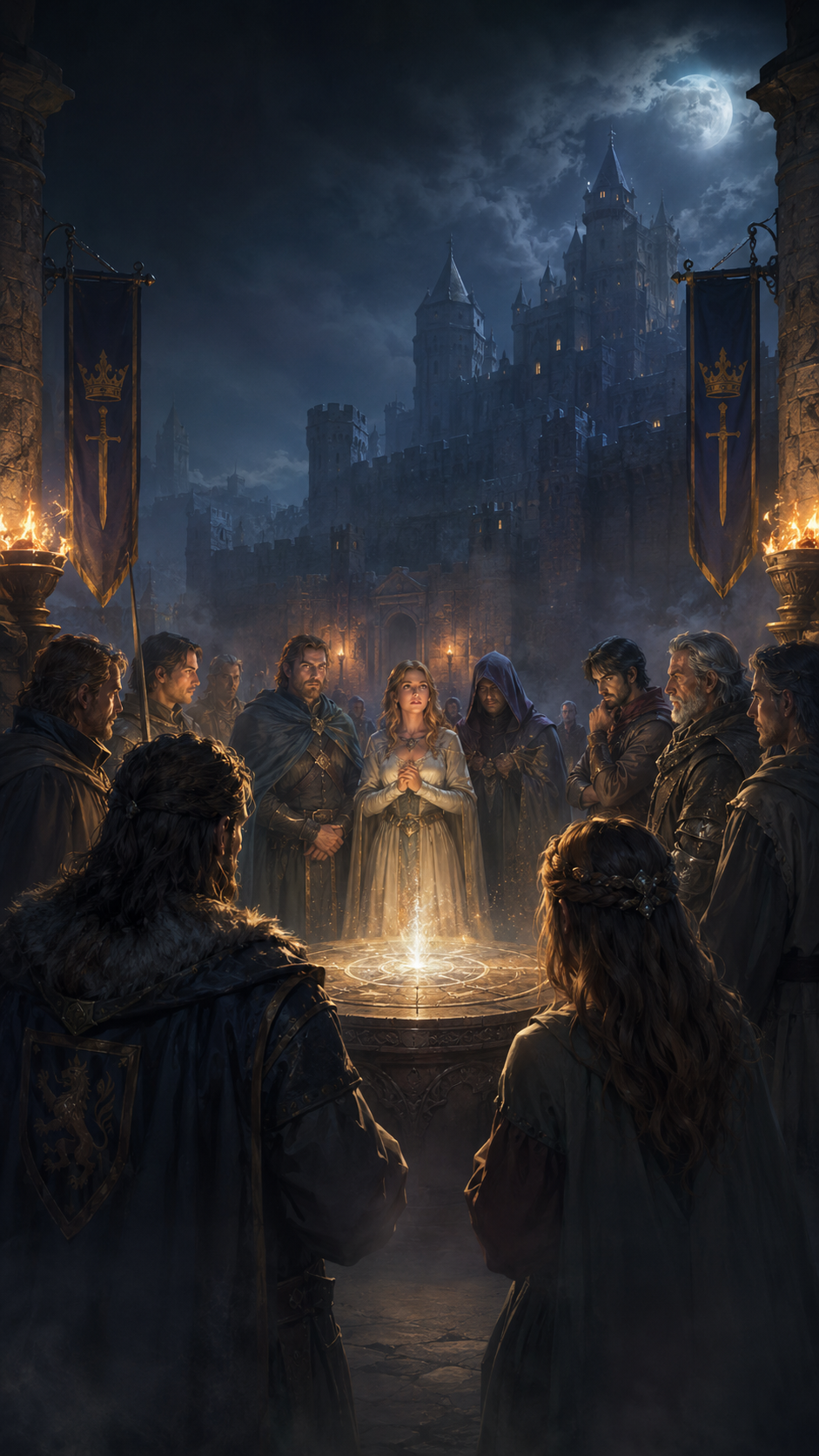 The fellowship journeys toward Avalon as the court's votes are revealed
